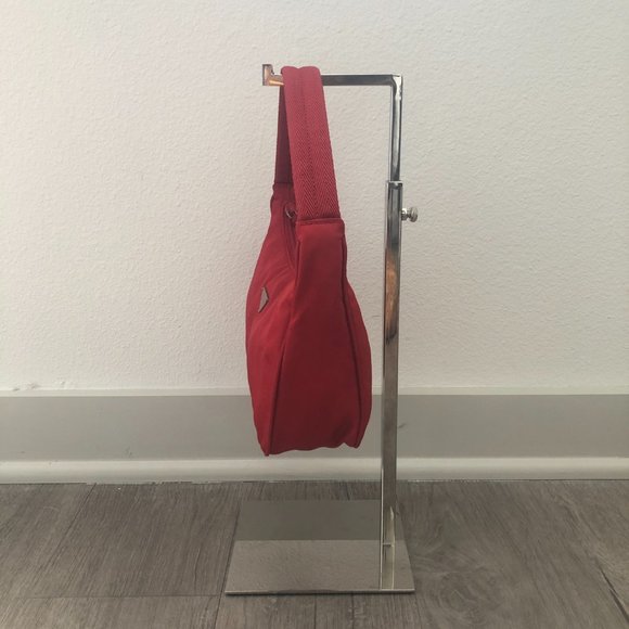 Prada Shoulder Bag - Tessuto Hobo, Red. - Picture 5 of 9